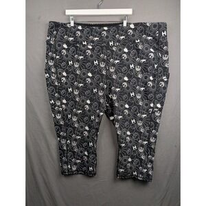 Torrid Star Wars Rebel Alliance Millennium Falcon Crop Leggings Black Size 6